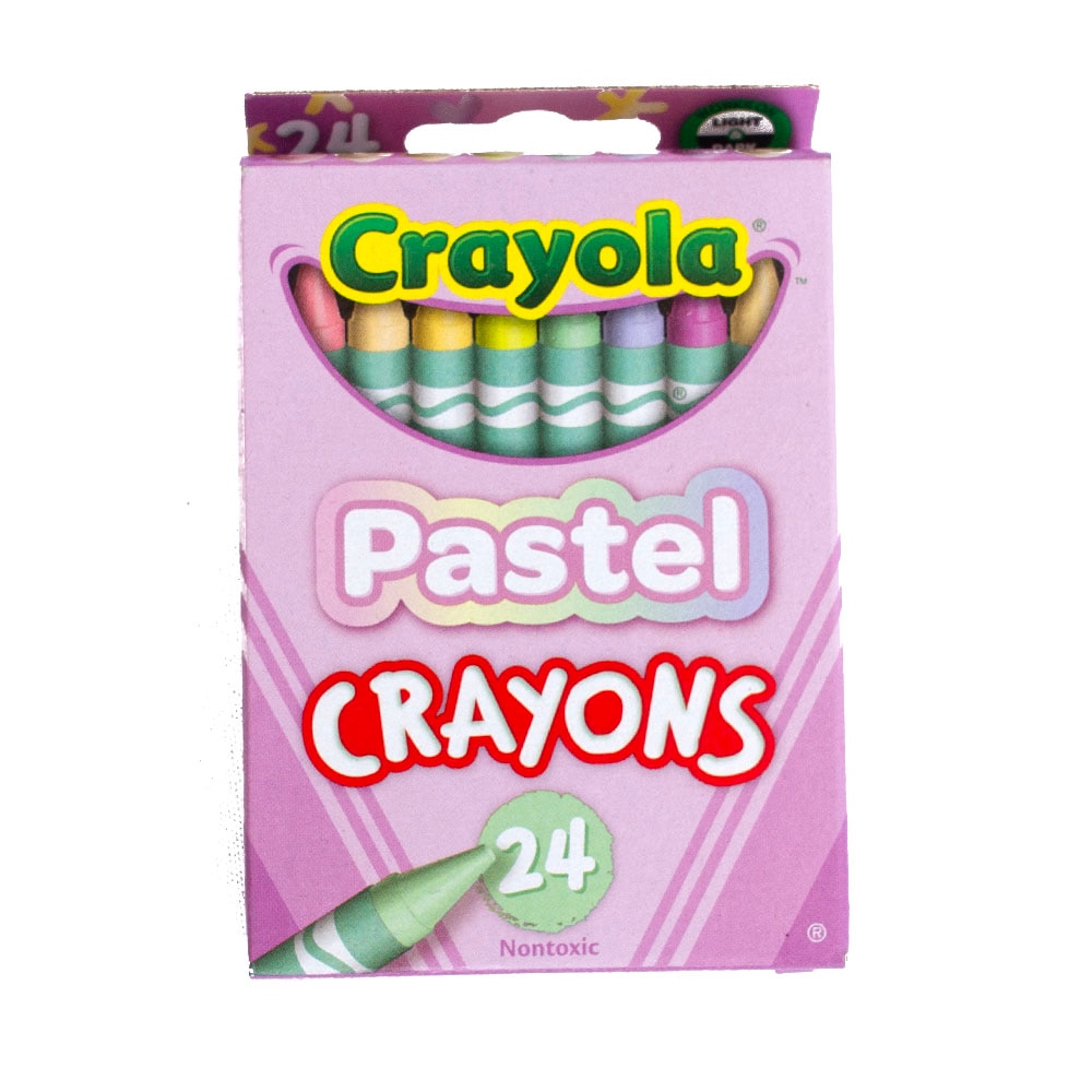 Crayola, Crayons, Art & School, Pastel, 24 count, 836256